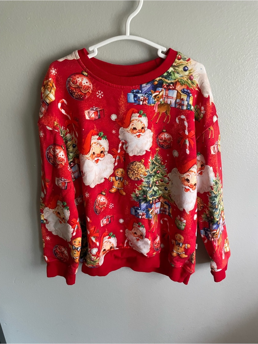 4T Bums and Roses Christmas Santa Sweater